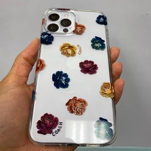 Coach Floral Case- 12 pro max